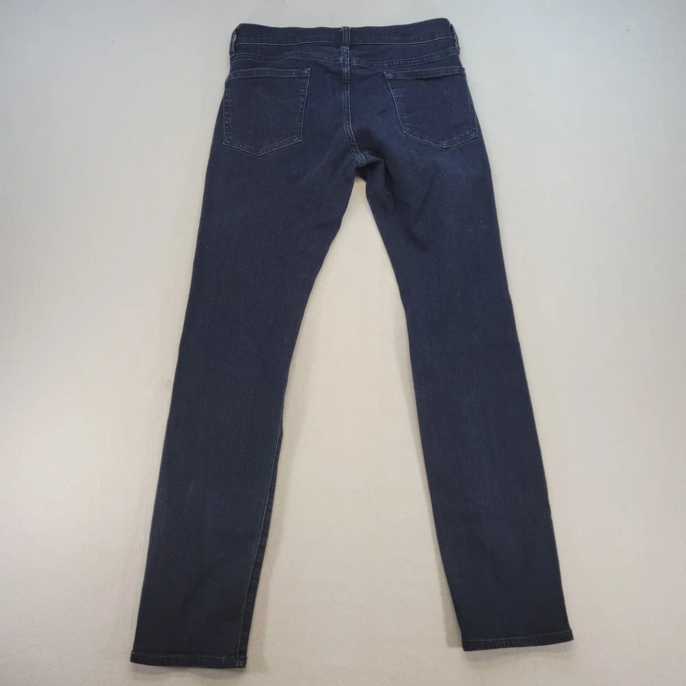 J.Crew 484 Slim Fit Jeans Mens 28x32 Dark Wash Low Rise Stretch Denim